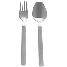 قاشق و چنگال غذاخوری صنایع استیل ایران مدل پاشا 2 براق Sanaye Steel Iran Pasha 2 Mirror Polished Table Fork And Spoon